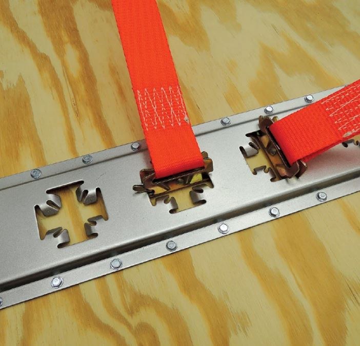 Winston Prod Tie Down Track, Cargosmart, X-Track ®, 2 Foot Length, Zinc Coated Steel, Without Track Adapter, Single – 1769