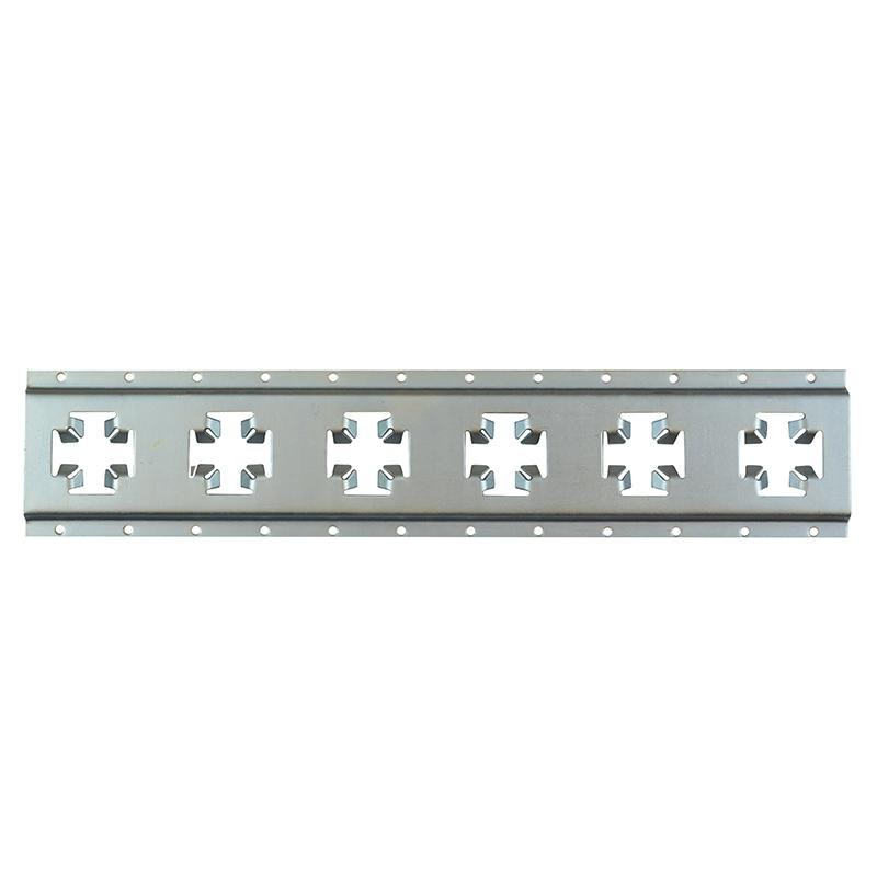 Winston Prod Tie Down Track, Cargosmart, X-Track ®, 5 Foot Length, Powder Coated, Gray, Steel, Without Track Adapter, Single – 1770