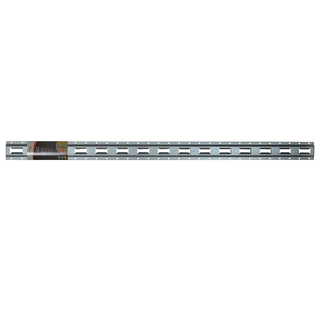 Winston Prod Tie Down Track, Cargosmart, E-Track, 5 Foot Length, Zinc Plated, Steel, Without Track Adapter, Single – 1929