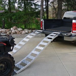Winston Prod Bed Ramp, Cargosmart, 12 Inch Width X 90 Inch Length, Rated for 1500 Pounds, Aluminum, S-Curve, Non-Folding, Set of 2 – 3021