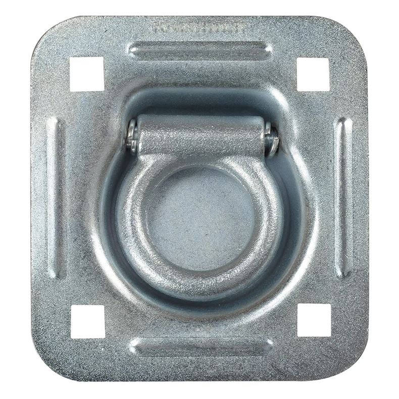 Winston Prod D-Ring, Cargosmart, 3/8 Inch Diameter, 5000 Pound Capacity, Zinc Plated, Steel, Single – 809