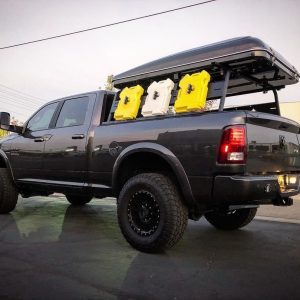 Wilco Offroa Bed Cargo Rack, Low Profile, 1100 Pound Static Capacity/ 550 Pound On-Road Capacity/ 275 Pound Off-Road Capacity, Bolt-On – ADVLP-5U