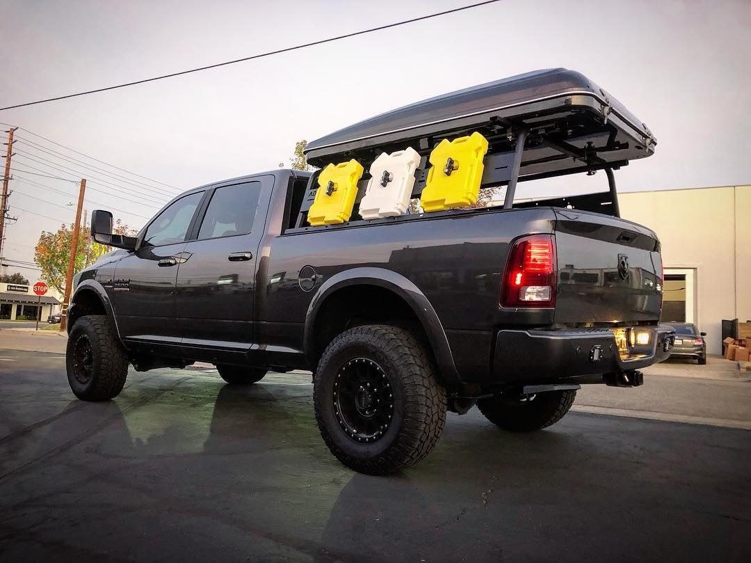 Wilco Offroa Bed Cargo Rack, Low Profile, 1100 Pound Static Capacity/ 550 Pound On-Road Capacity/ 275 Pound Off-Road Capacity, Bolt-On – ADVLP-5U