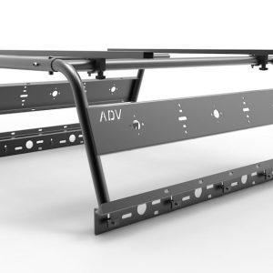 Wilco Offroa Bed Cargo Rack, 1100 Pound Static Capacity/ 550 Pound On-Road Capacity/ 275 Pound Off-Road Capacity, Bolt-On, Powder Coated – ADVSL-5T