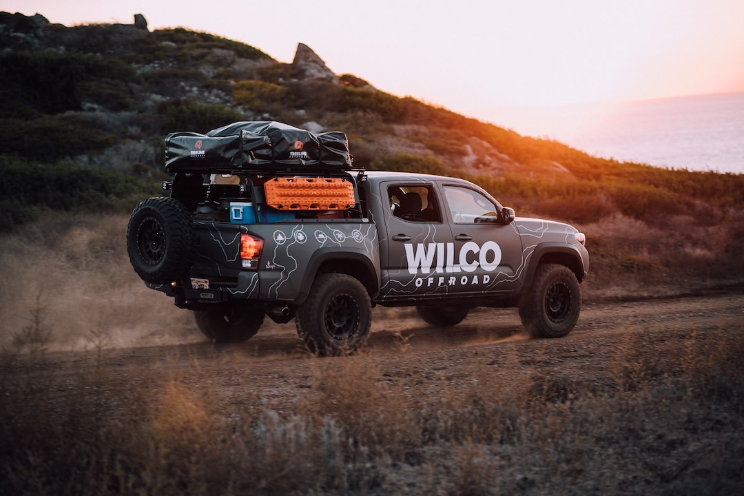 Wilco Offroa Bed Cargo Rack, 1100 Pound Static Capacity/ 550 Pound On-Road Capacity/ 275 Pound Off-Road Capacity, Bolt-On, Powder Coated – ADVSL-5T