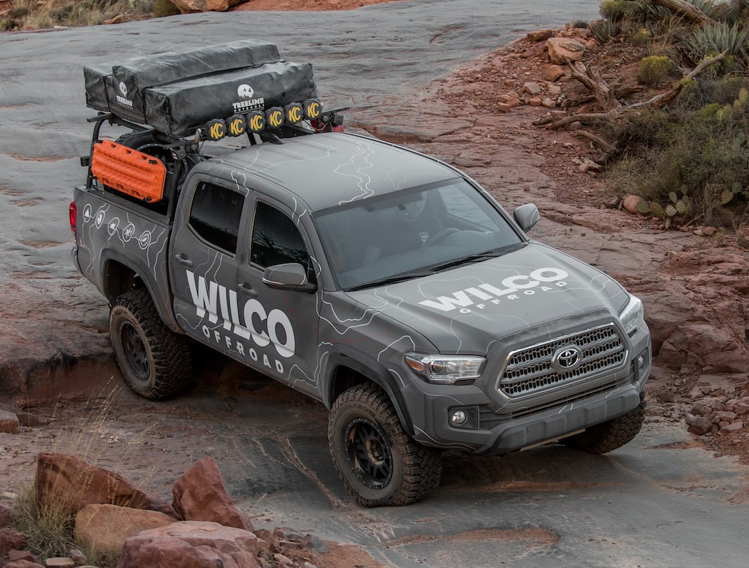 Wilco Offroa Bed Cargo Rack, 1100 Pound Static Capacity/ 550 Pound On-Road Capacity/ 275 Pound Off-Road Capacity, Bolt-On, Powder Coated – ADVSL-5T