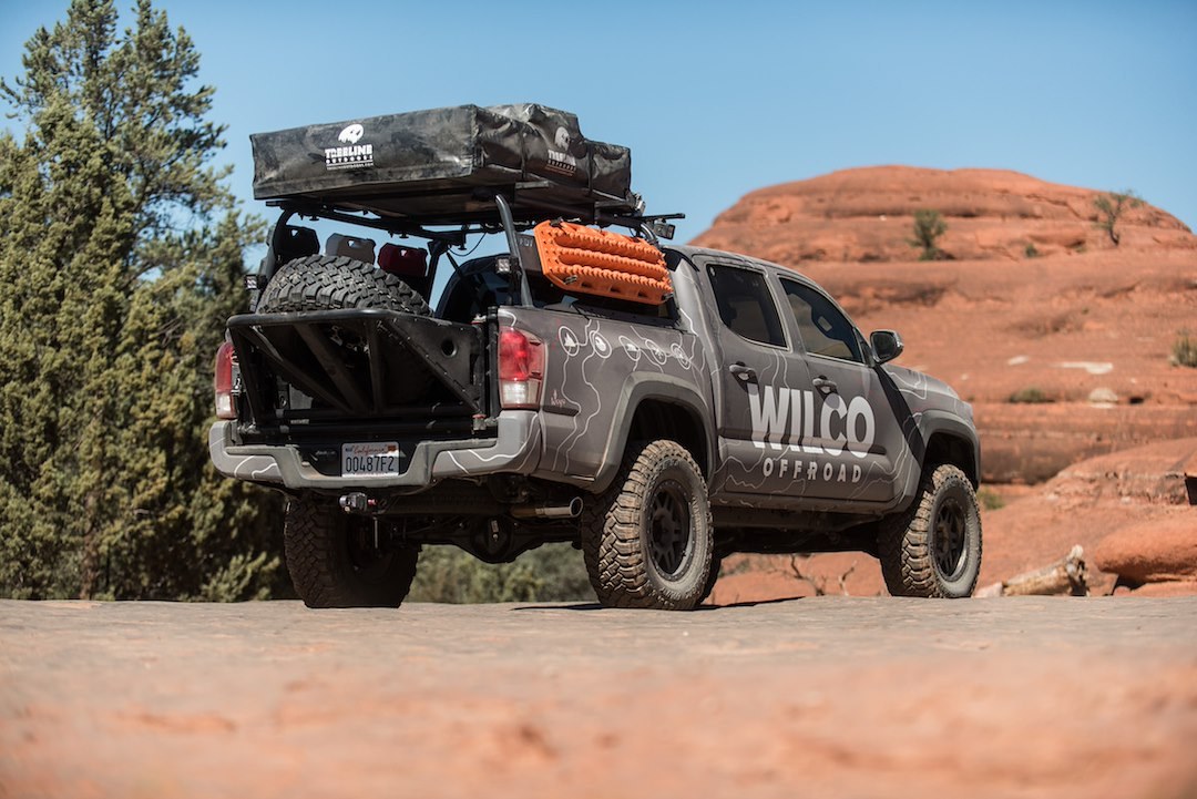 Wilco Offroa Bed Cargo Rack, 1100 Pound Static Capacity/ 550 Pound On-Road Capacity/ 275 Pound Off-Road Capacity, Bolt-On, Powder Coated – ADVSL-5T
