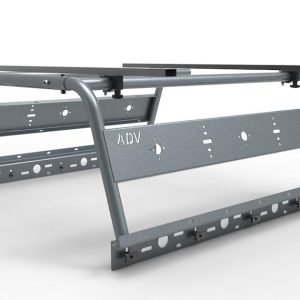 Wilco Offroa Bed Cargo Rack, Bolt-On, Powder Coated, Black, Aluminum, Without Tool Box Mount, 21 Inch Tall from Top of Bed Rail – ADVSL-JT