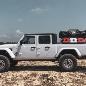 Wilco Offroa Bed Cargo Rack, Bolt-On, Powder Coated, Black, Aluminum, Without Tool Box Mount, 21 Inch Tall from Top of Bed Rail – ADVSL-JT
