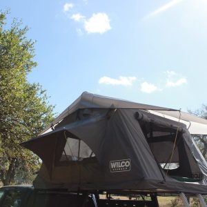 Wilco Offroa Tent, Vehicle Rooftop, Sleeps 2 Adults, Ripstop Fabric, Soft Shell Fold Storage, 2 Side Windows – ADVXP1-G