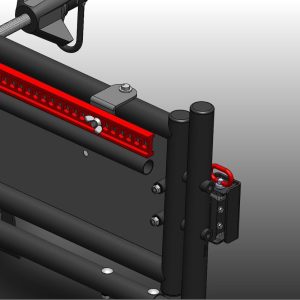 Wilco Offroa Jack Mount, Tiregate®, For Hi Lift Jack, Mounts Jack to Vertical Tiregate, Black, Steel, With Mounting Brackets and Bolts – HL65000-B