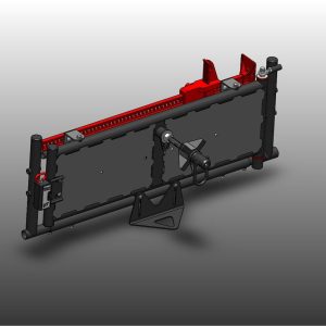 Wilco Offroa Jack Mount, Tiregate®, For Hi Lift Jack, Mounts Jack to Vertical Tiregate, Black, Steel, With Mounting Brackets and Bolts – HL65000-B