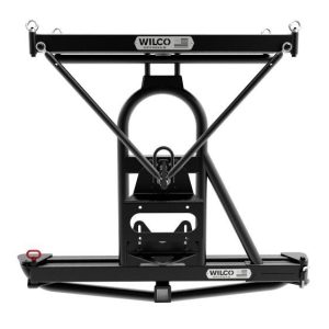 Wilco Offroa Spare Tire Carrier, Hitchgate™ Max, 2 Inch Receiver Hitch Mount, Holds Upto 40 Inch Tire, Black, Universal – UHG31931