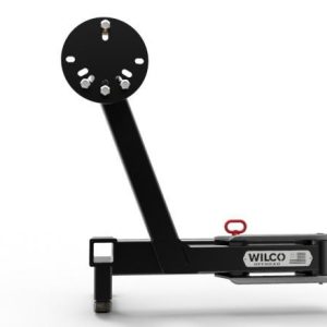 Wilco Offroa Spare Tire Carrier, Hitchgate™ Solo, 2 Inch Receiver Hitch Mount, Holds Up to 35 Inch Tire, Black, Universal – UHG33187