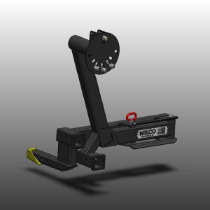 Wilco Offroa Spare Tire Carrier, Hitchgate™ Solo, 2 Inch Receiver Hitch Mount, Holds Up to 35 Inch Tire, Black, Universal – UHG33187-H