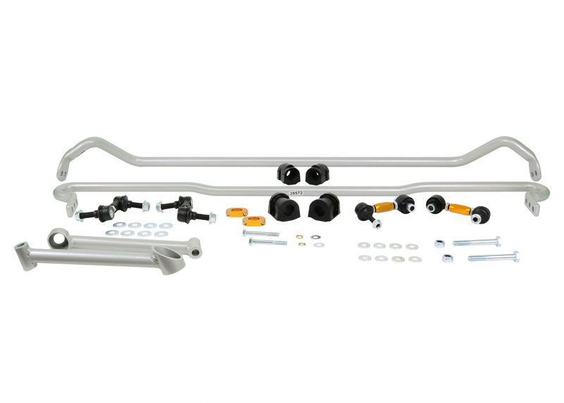 Whiteline Stabilizer Bar, Performance Upgrade Use, 26 Millimeter Diameter Front/ 22 Millimeter Diameter Rear, Without Mounts – BSK019