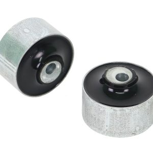 Whiteline Control Arm Bushing, Adds + 2 Degree Caster, Black/ Silver, Synthetic Elastomer, With Two Shell Bushings – KCA496