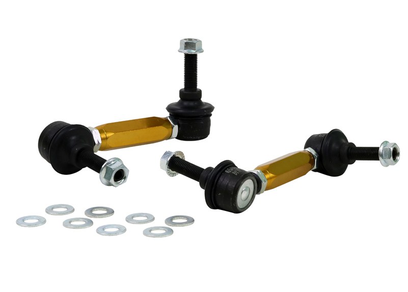 Whiteline Stabilizer Bar Link Kit, 135 Millimeters Long, Black, Set of 2 – KLC141