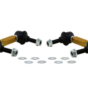 Whiteline Stabilizer Bar Link Kit, 135 Millimeters Long, Black, Set of 2 – KLC141
