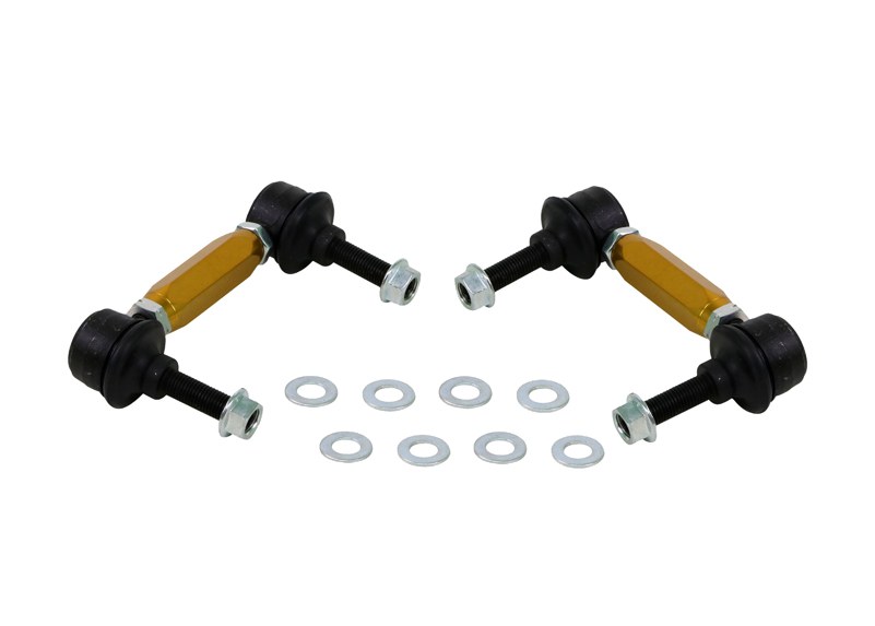 Whiteline Stabilizer Bar Link Kit, 135 Millimeters Long, Black, Set of 2 – KLC141