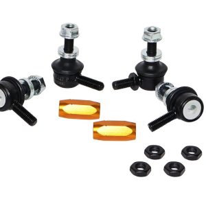 Whiteline Stabilizer Bar Link Kit, 115 Millimeters Long, Black, Set of 2 – KLC144