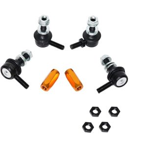 Whiteline Stabilizer Bar Link Kit, 115 Millimeters Long, Black, Set of 2 – KLC144