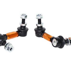 Whiteline Stabilizer Bar Link Kit, 115 Millimeters Long, Black, Set of 2 – KLC144