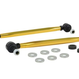 Whiteline Stabilizer Bar Link Kit, 320 to 345 Millimeters Long, Black, Set of 2 – KLC167A