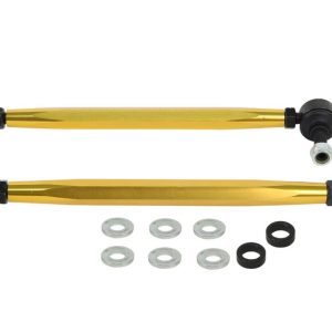 Whiteline Stabilizer Bar Link Kit, 320 to 345 Millimeters Long, Black, Set of 2 – KLC167A