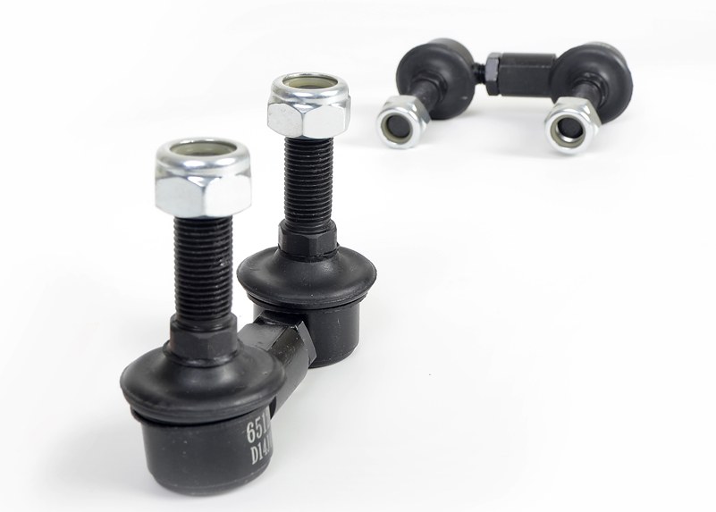 Whiteline Stabilizer Bar Link Kit, Black, With Black Bushings – KLC172