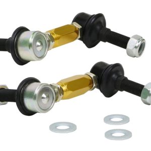 Whiteline Stabilizer Bar Link Kit, Yellow, With Black Bushings – KLC180-090