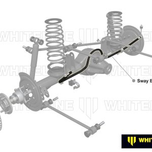 Whiteline Stabilizer Bar, Performance Upgrade, 33 Millimeter Bar Diameter/ 2 Point Adjustable, With Mounts, Without Stabilizer Bar Links – KLC182