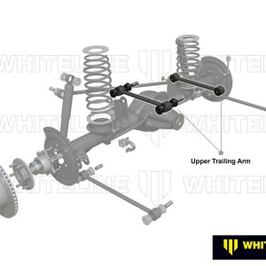 Whiteline Control Arm, Performance Upgrade Use, Adjustable, Powder Coated Black, With Mount Bushings, Set of 2 – KTA283