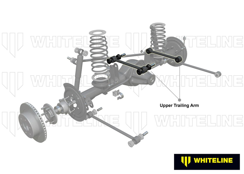 Whiteline Control Arm, Performance Upgrade Use, Adjustable, Powder Coated Black, With Mount Bushings, Set of 2 – KTA283