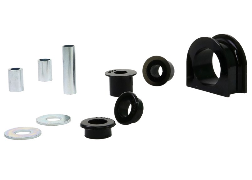 Whiteline Rack and Pinion Mount Bushing, Black, Pack of 5, With Two Tubes/ Washers – W12978