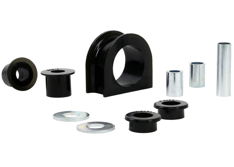 Whiteline Rack and Pinion Mount Bushing, Black, Pack of 5, With Two Tubes/ Washers – W12978