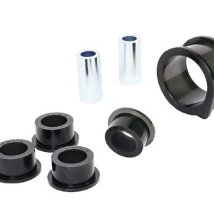 Whiteline Rack and Pinion Mount Bushing, Black/ Silver, With Five Bushings and Two Tubes – W13391