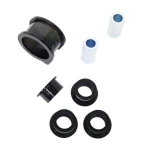 Whiteline Rack and Pinion Mount Bushing, Black/ Silver, With Five Bushings and Two Tubes – W13391
