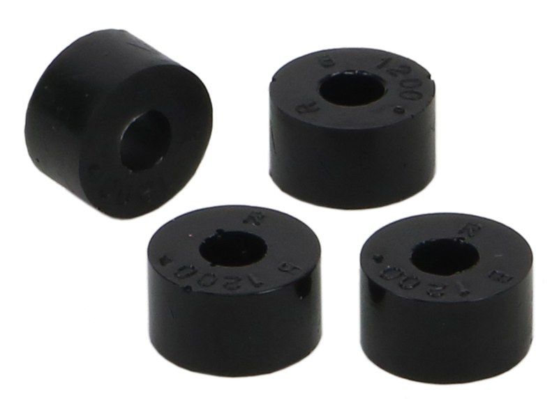 Whiteline Stabilizer Bar Link Bushing, Black, Synthetic Elastomer, Set of 4 – W21173