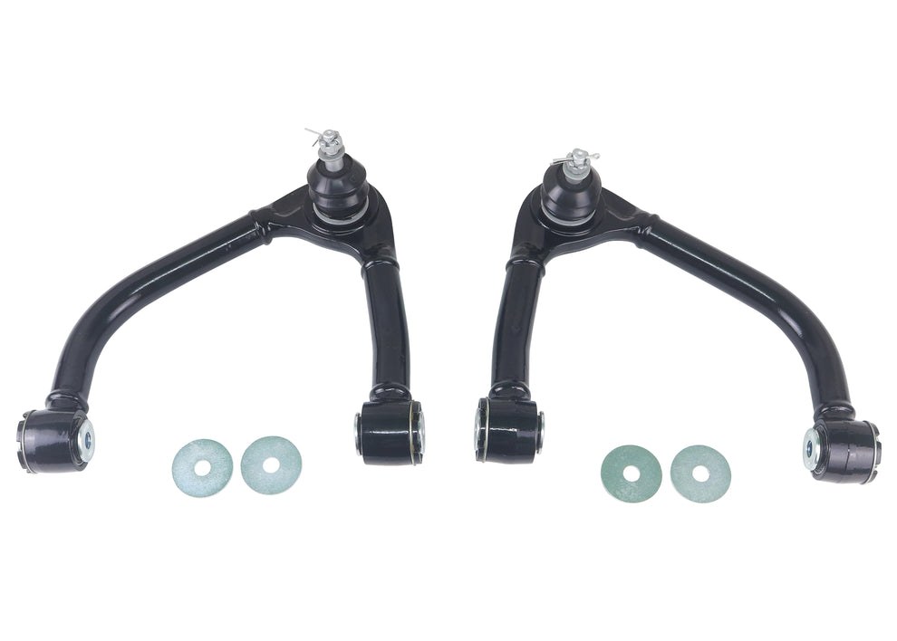 Whiteline Control Arm, Tubular, Adjustable, Black, Steel, Set of 2 – W21807S