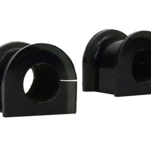 Whiteline Stabilizer Bar Mount Bushing, Black, Synthetic Elastomer, Non-Greaseable, Set of 2 – W22598G