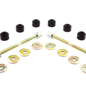 Whiteline Stabilizer Bar Link Kit, Yellow, With Eight Bushings/ Eight Washers/ Eight Nuts/ Two Links – W23180