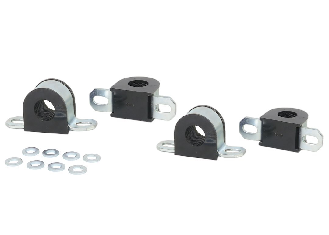 Whiteline Stabilizer Bar Mount Bushing, Set of 4, With Four Saddles/ Eight Washers/ Grease – W23809