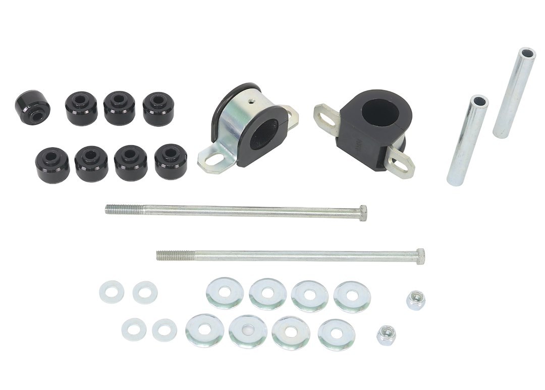 Whiteline Stabilizer Bar Mount Bushing, Pack of 10, With Two Tubes/ Two Saddles/ Two Bolts/ Twelve Washers/ Two Nuts/ Grease – W23811