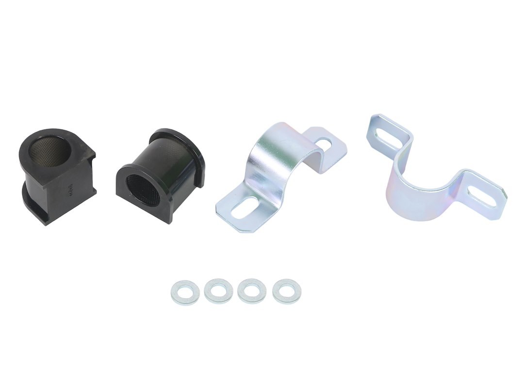 Whiteline Stabilizer Bar Mount Bushing, Set of 2, With Two Saddles/ Four Washers/ Grease – W23817
