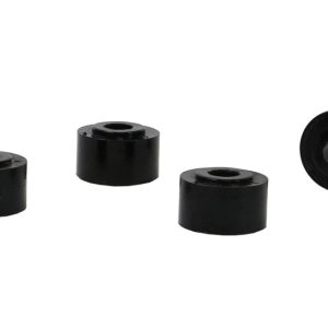 Whiteline Shock Absorber Mount Bushing, Black, Synthetic Elastomer, With Upper and Lower Bushings – W31408