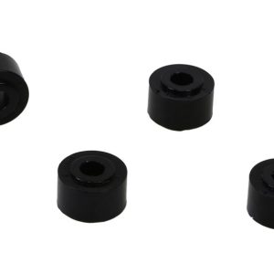 Whiteline Shock Absorber Mount Bushing, Black, Synthetic Elastomer, With Upper and Lower Bushings – W31408
