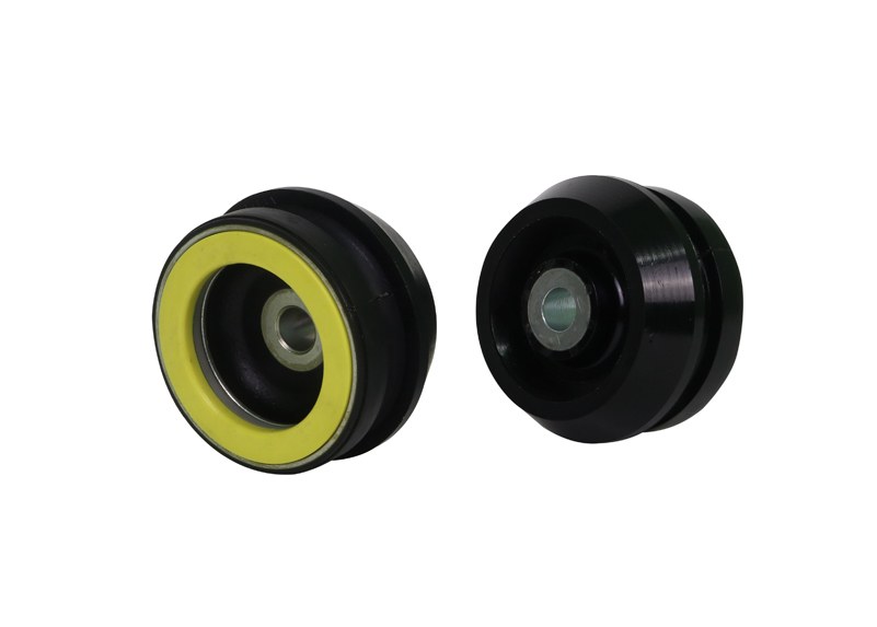 Whiteline Strut Mount Bushing, Black, Synthetic Elastomer, With Replacement Bearing – W41772
