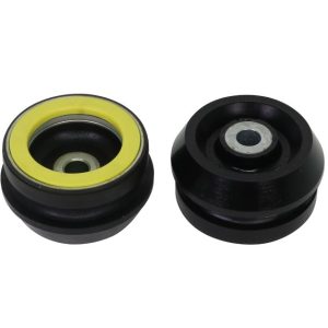 Whiteline Strut Mount Bushing, Black, Synthetic Elastomer, With Replacement Bearing – W41772