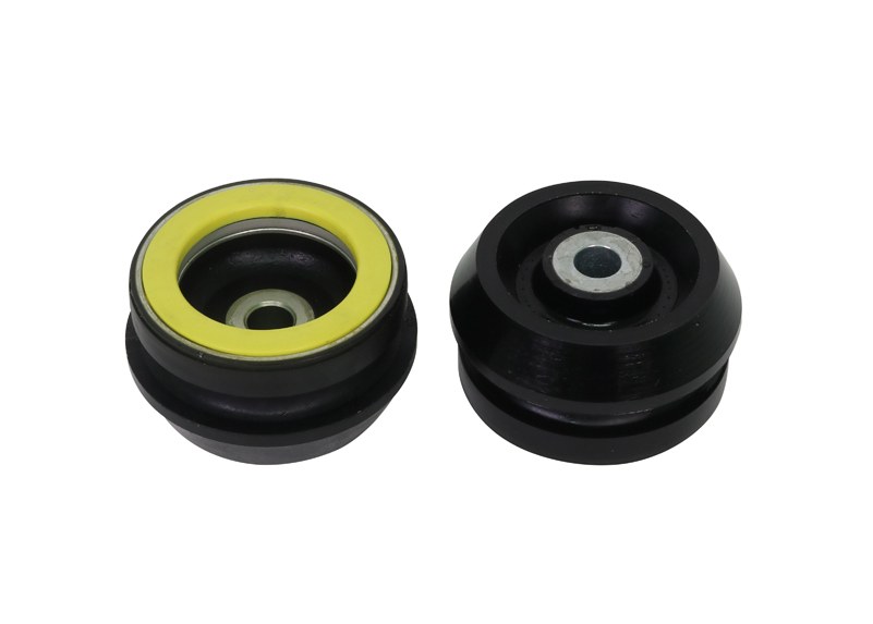 Whiteline Strut Mount Bushing, Black, Synthetic Elastomer, With Replacement Bearing – W41772